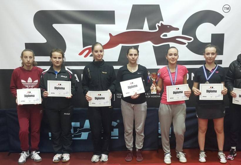 Linor Çitaku dhe Linda Zeqiri fituesit e top senioret e vitit 2016 në pingpong