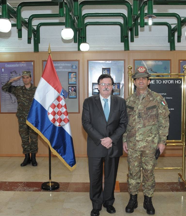 Kroacia kontribuan me 40 ushtarë në KFOR