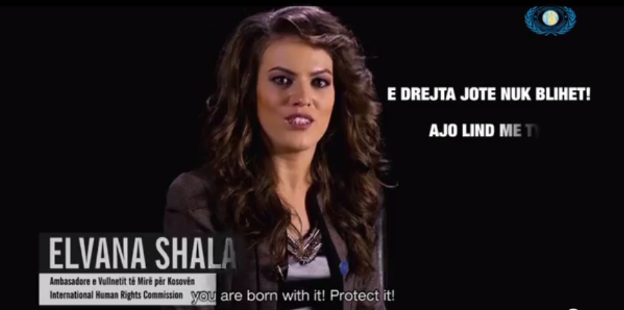 Elvana Shala lanëson video mesazhin për të Drejtat e Njeriut 