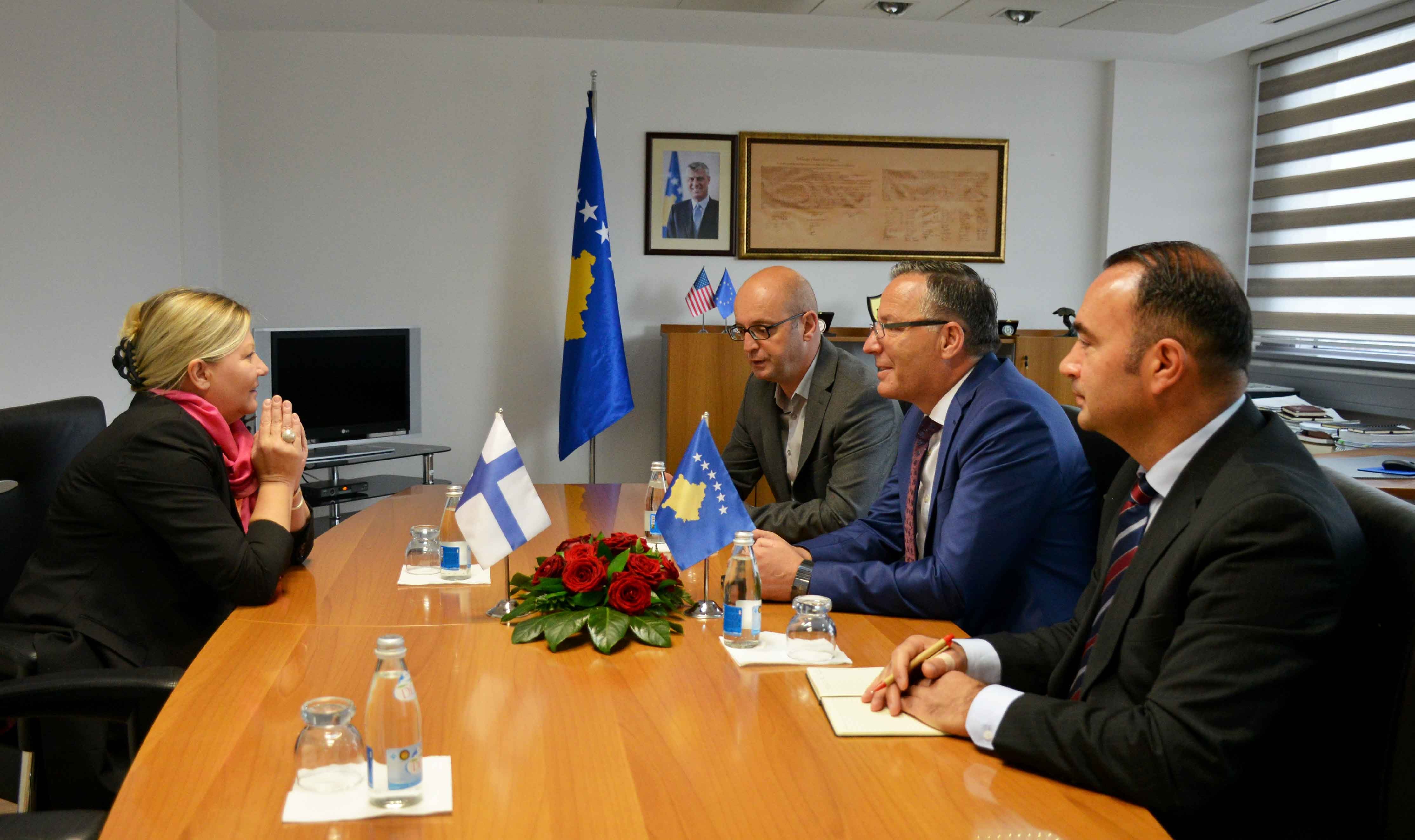 Finlanda e interesuar që të përkrahë ekonominë e Kosovës 