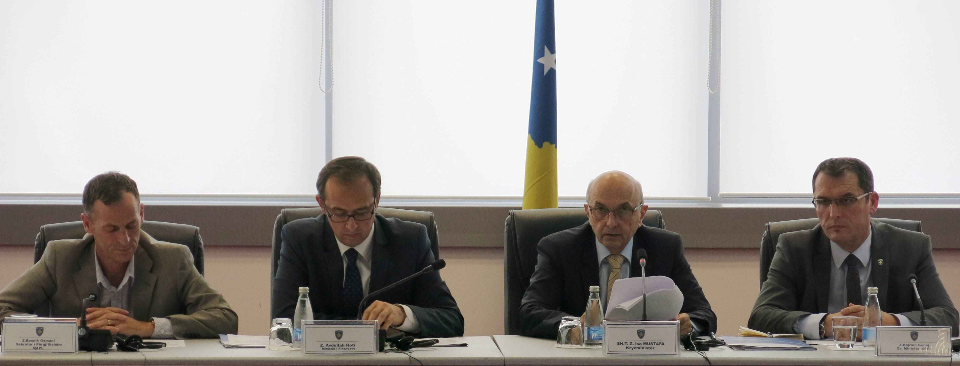 MAPL publikon investimet kapitale në komunat nga 2011 - 2015