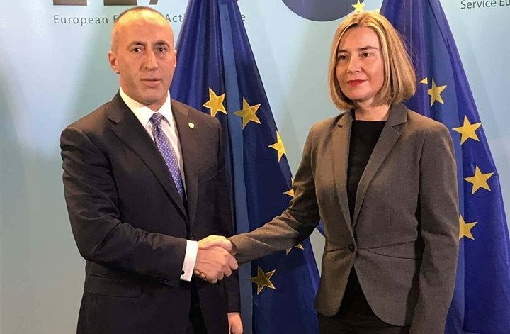 Kryeministri Haradinaj takohet me Mogherinin