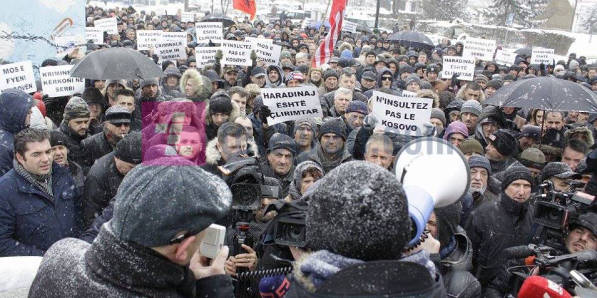 Mbahet protestë në mbështetje të Ramush Haradinaj