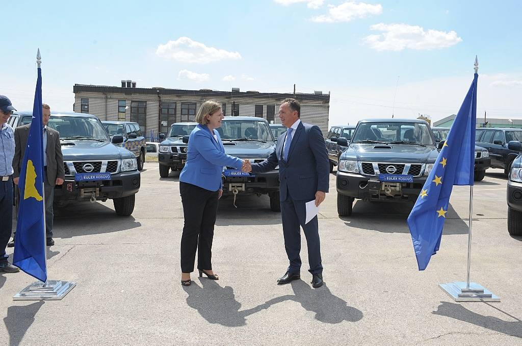 EULEX donates 37 vehicles to Kosovo Police