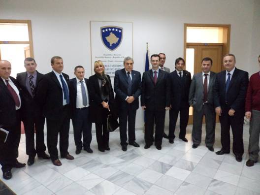 Ministri Agani priti një delegacion ministrash nga Malta