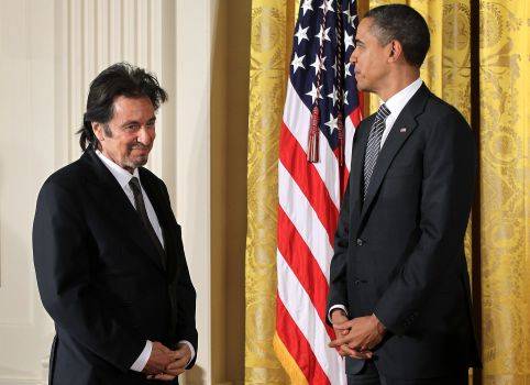 Al Pacino nderohet nga Barack Obama