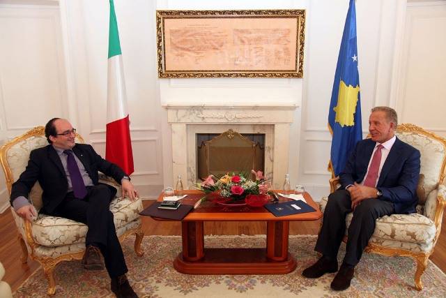 Presidenti Napolitano fton për vizitë në Itali Presidentin Pacolli