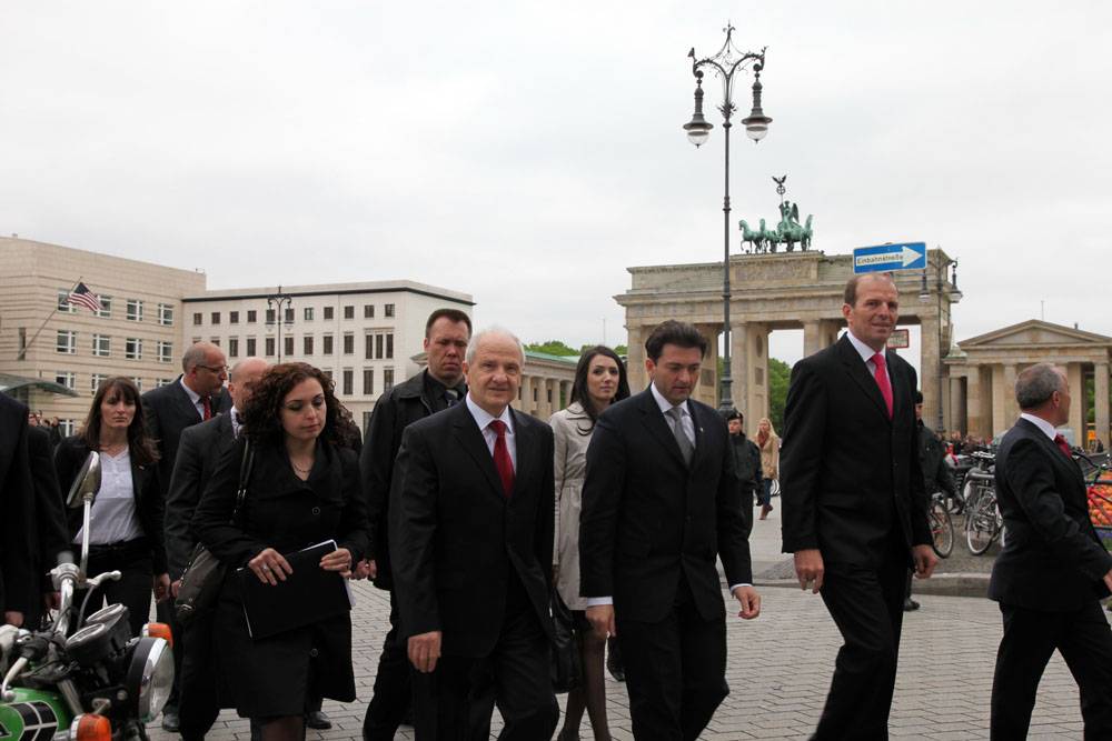Presidenti Sejdiu filloi vizitën zyrtare në Gjermani