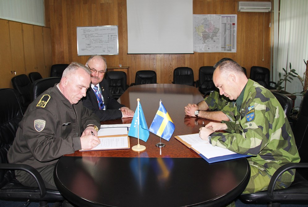 FSK nënshkruan Memorandum me Ushtrinë e Suedisë