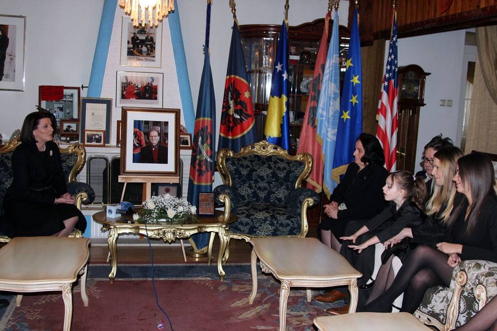 Jahjaga: Kosova gjithmonë do ta kujtojë udhëheqësin tonë