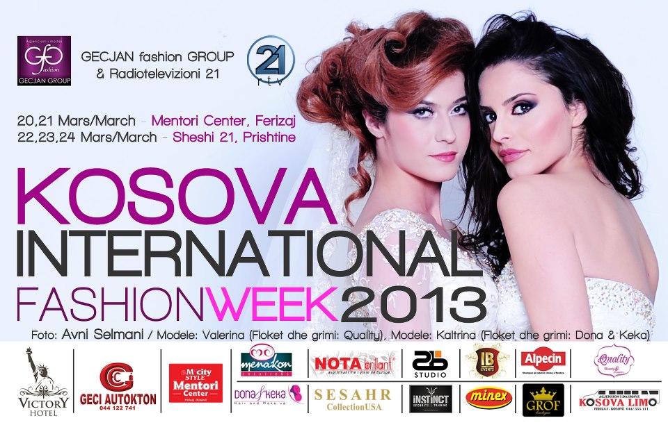 Kosova International Fashion Week 2013, vjen me 20 Mars 
