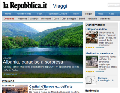 La Repubblica: Shqipëria, parajsë surprizë