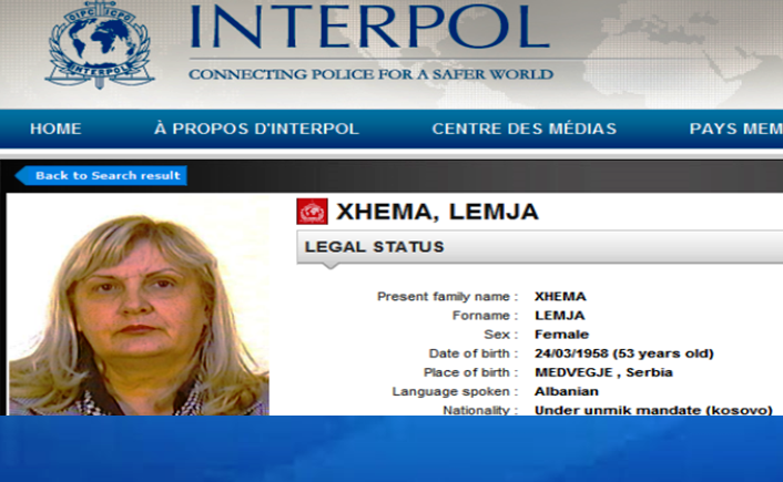 Leme Xhema kërkohet nga Interpoli