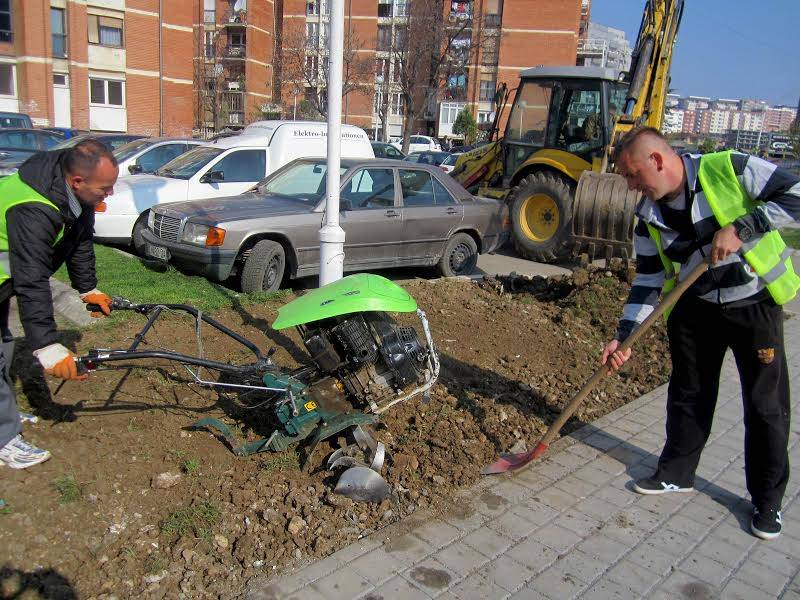Vazhdon lirimi i hapësirave publike dhe gjelbërimi i tyre