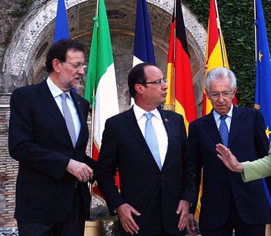 Italia, Spanja e Greqia koordinohen për ruajtjen e Eurozonën 