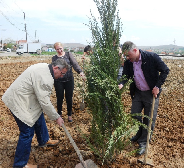 Ferronikeli fillon mbjelljen e 270 fidaneve në Drenas 