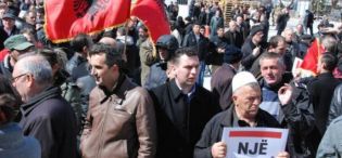 Protesta kundër ndarjes së Mitrovicës dhe për Presheven