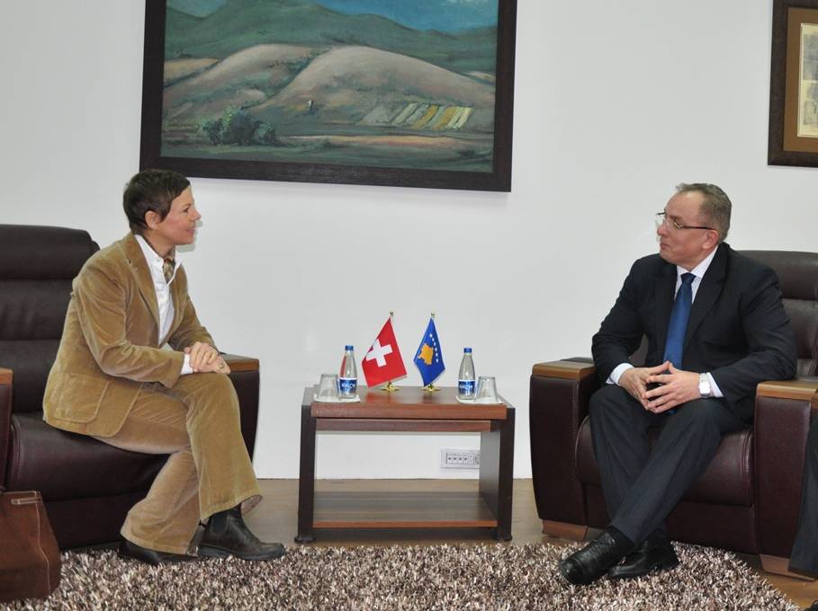 Ministri Buja priti ambasadoren Zvicrës Krystyna Marty Lang