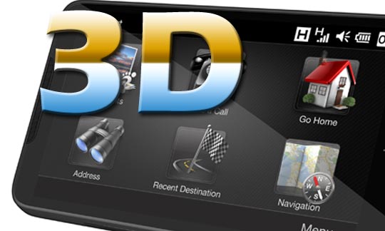 Sharp shpalos celularë 3D