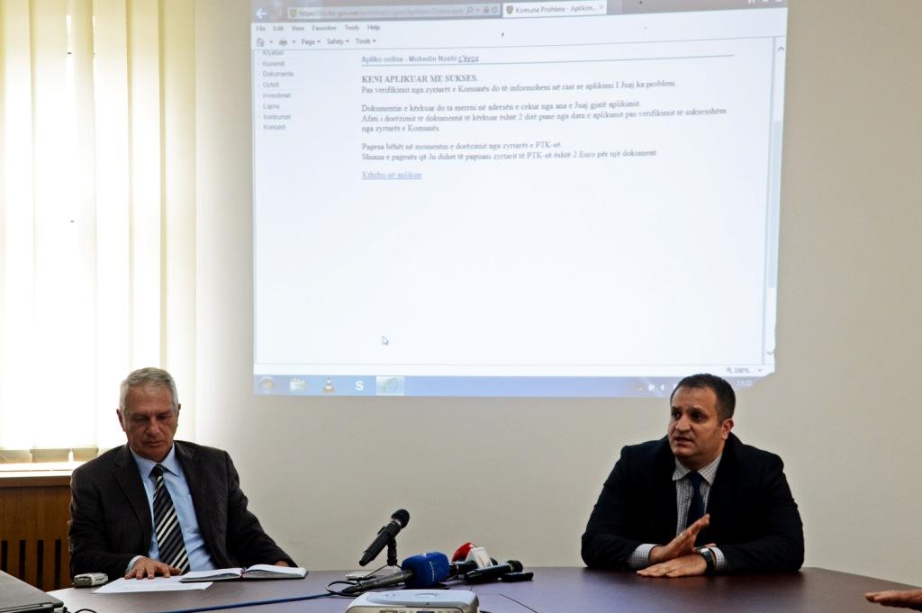 Aplikime online për dokumente të Komunës së Prishtinës