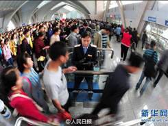 Transporti hekurudhor kinez shënon rekord pasagjerësh