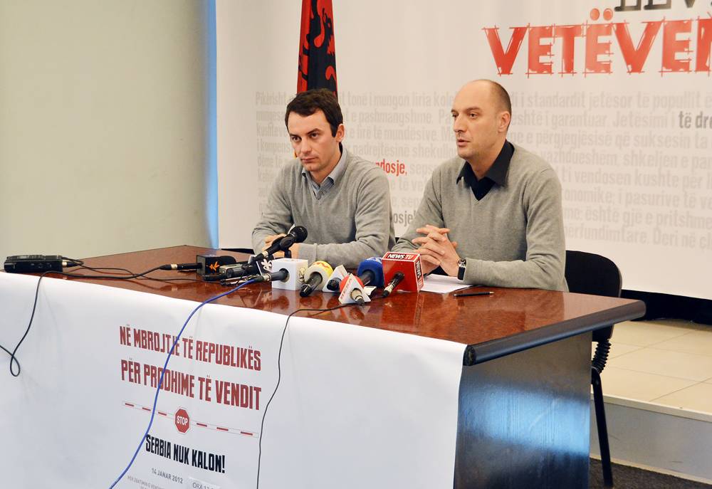 Vetëvendosje më 14 janar do t’i bllokojë pikat kufitare me Serbinë 