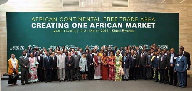 44 shtete të Unionit Afrikan nënshkruan marrëveshjen e Tregtisë së Lirë