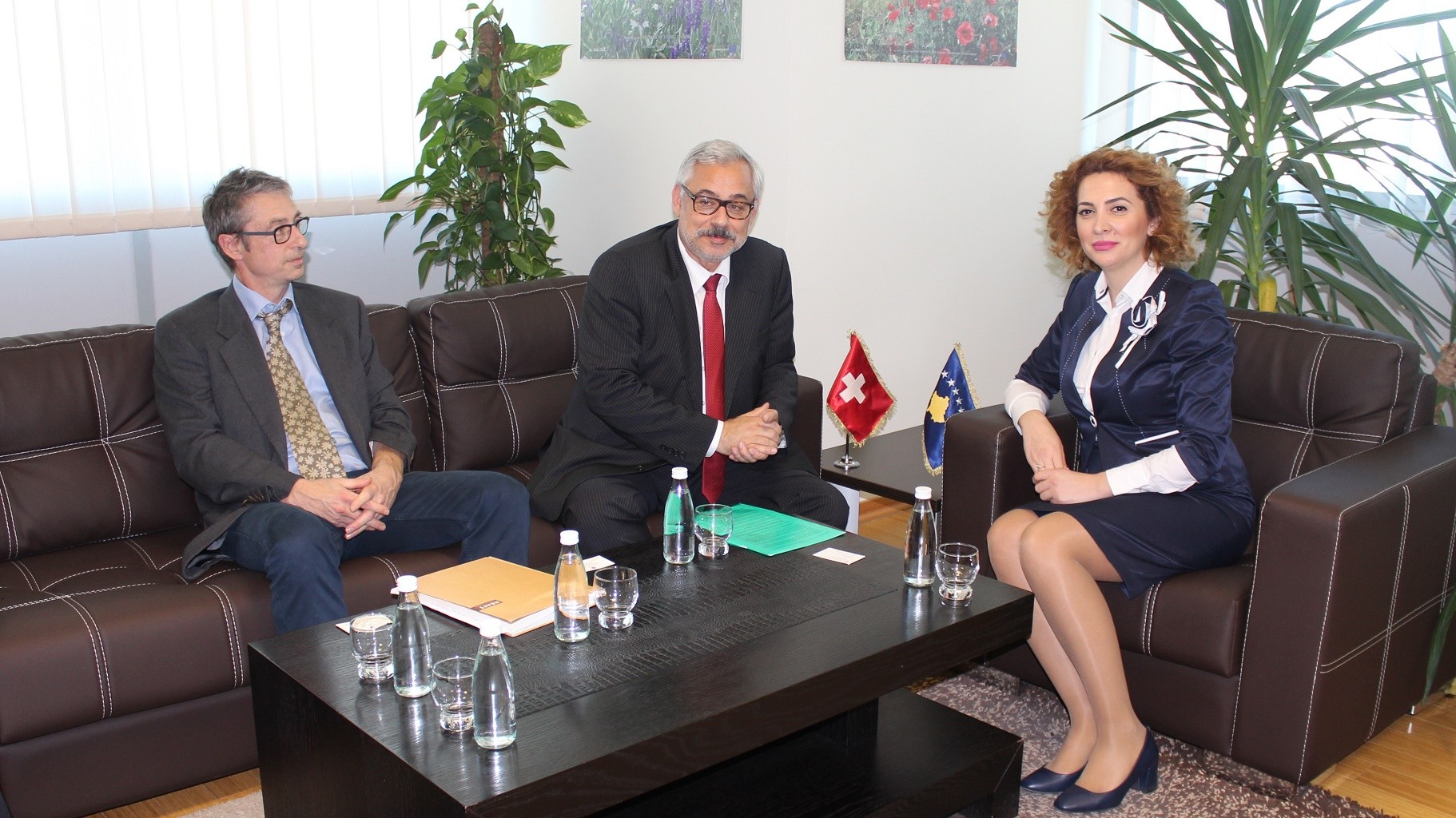 MMPH merr mbështetjeje nga Ambasadori Zviceran për sektorin e ujërave