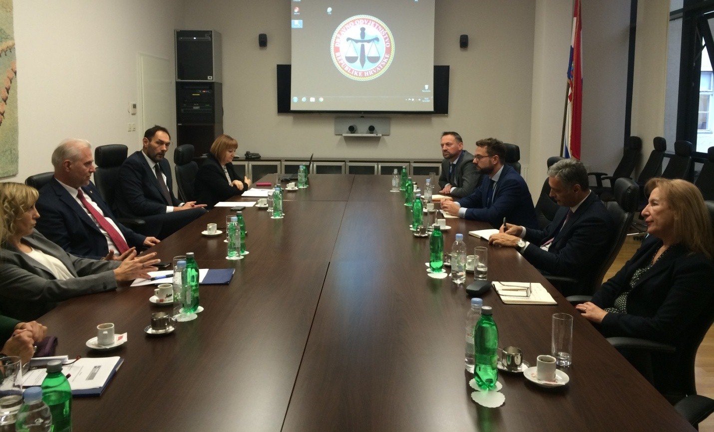 Kryeprokurori Lumezi ka vizituar institucionet e drejtësisë në Kroaci