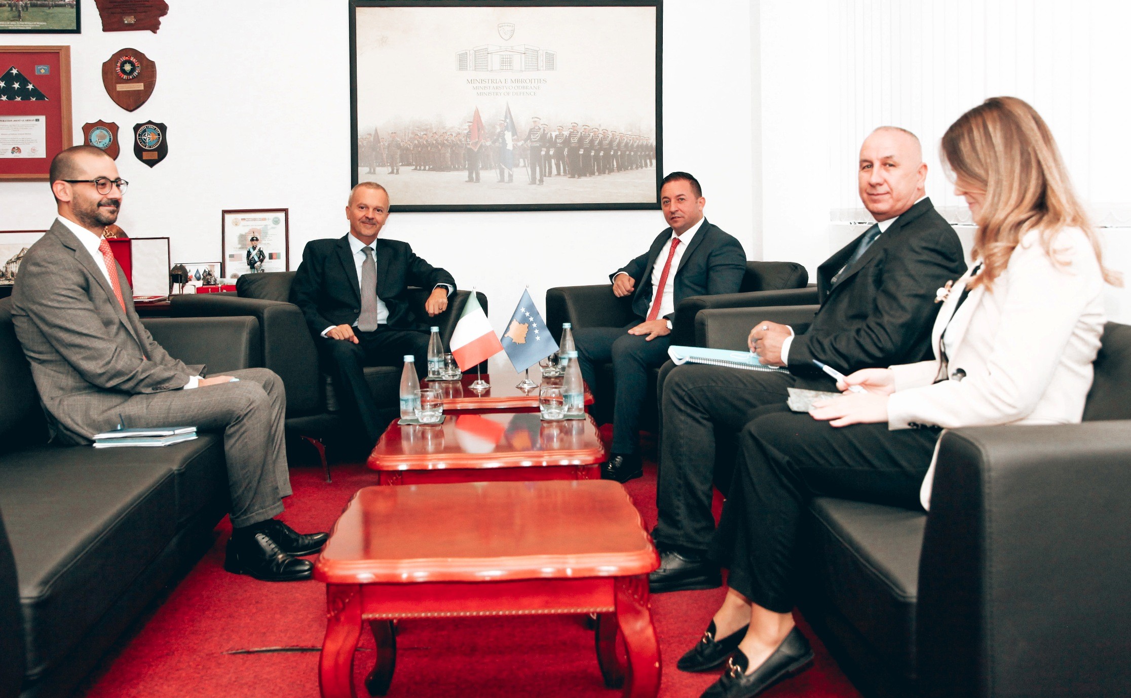 Ministri Mehaj priti në takim ambasadorin e Italisë, Antonello De Riu