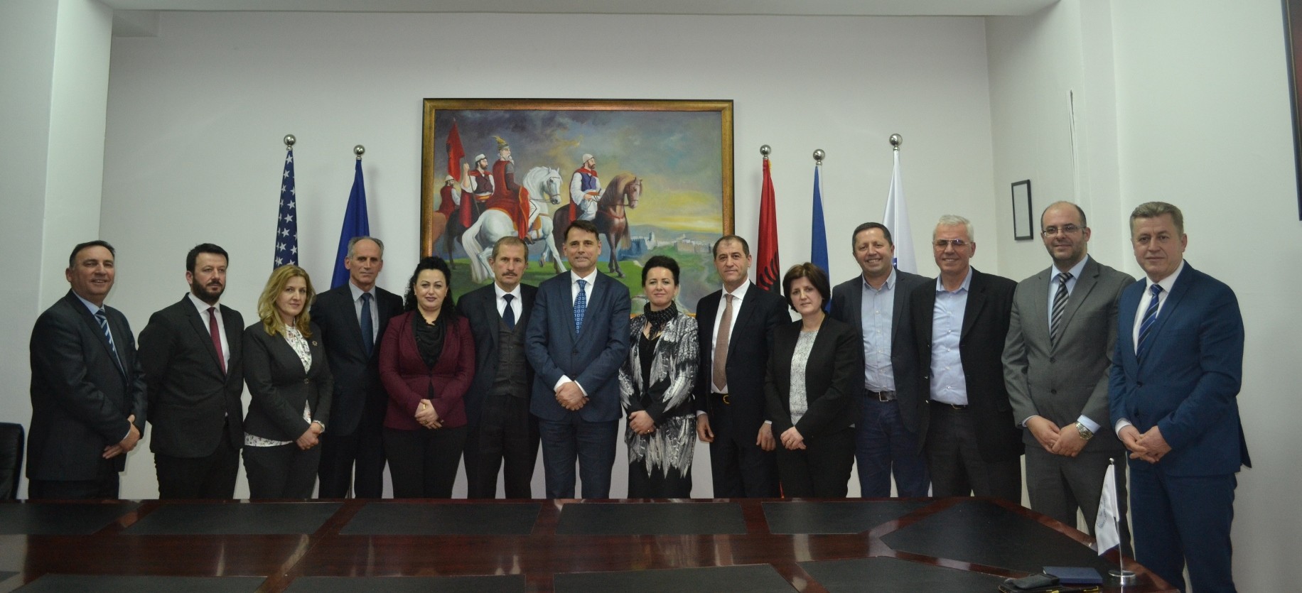 Rektori i UKZ-së ka pritur në takim Deputetët e Kuvendit të Kosovës nga Anamorava