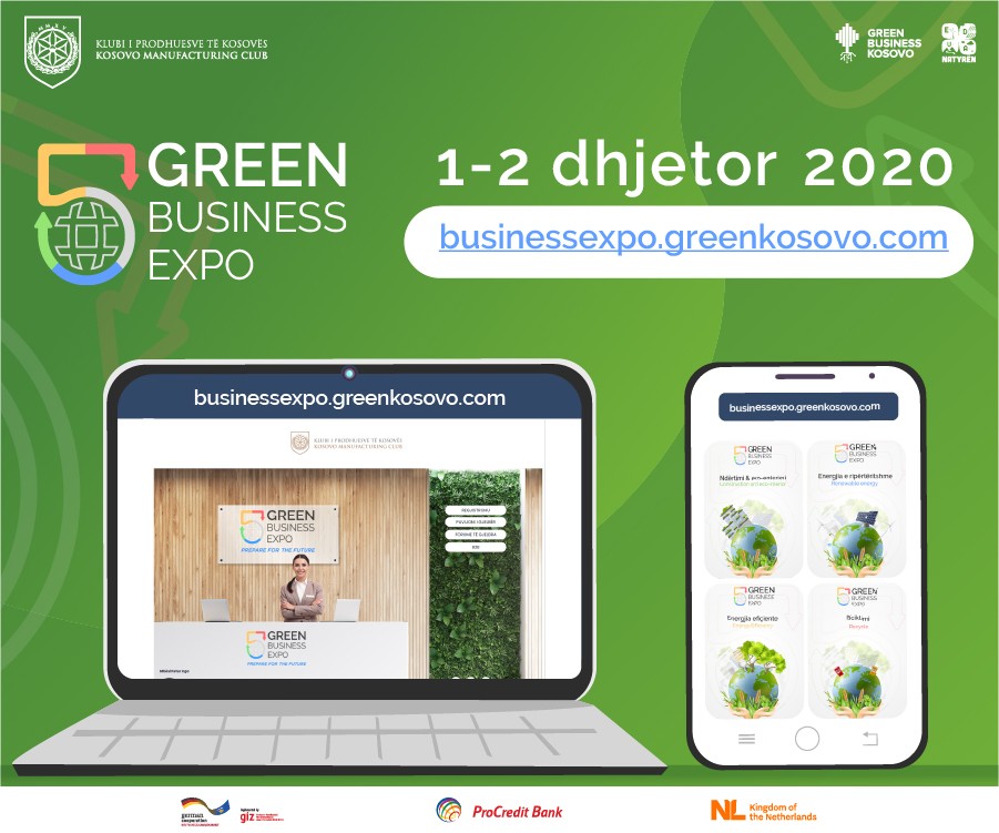 Nesër për herë të parë platforma e parë virtuale, Green Business Expo