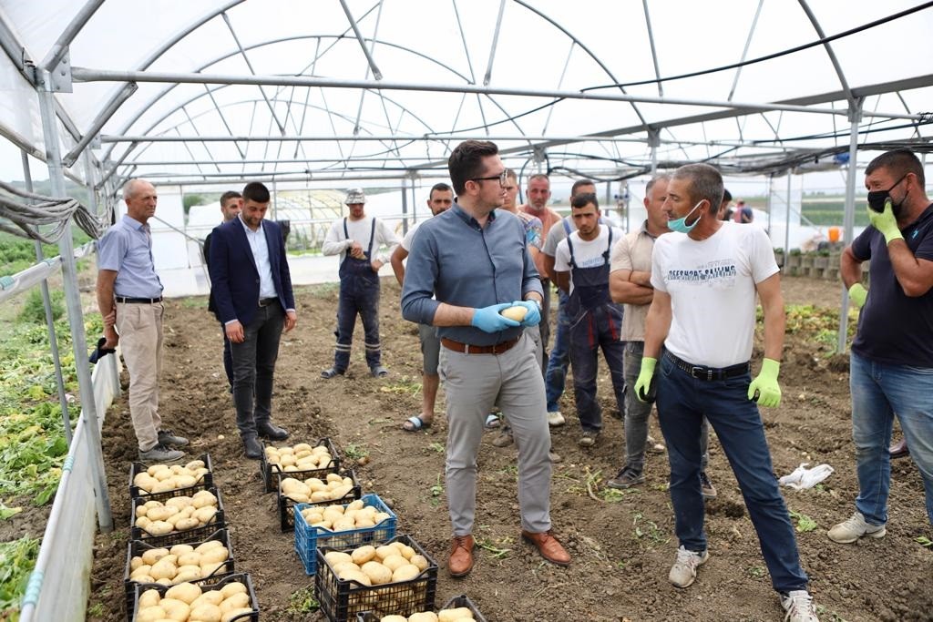 Ministri Mustafa zotohet të mbështes prodhuesit bujqësor në Rahovec  