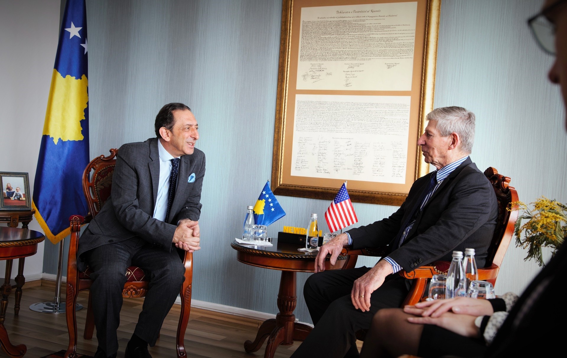 Ministri Reka priti themeluesin e Fondit Arsimor Kosovar-Amerikan