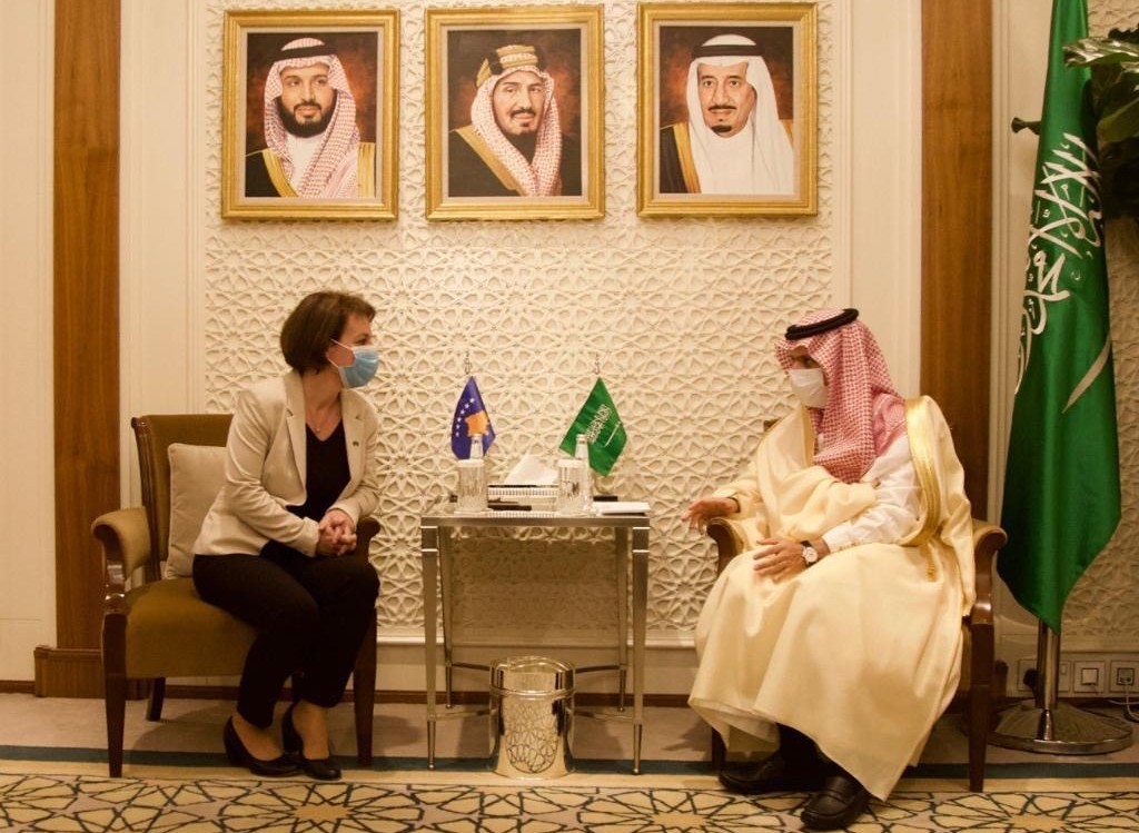 Ministrja Gërvalla po zhvillon vizitë zyrtare në Arabinë Saudite