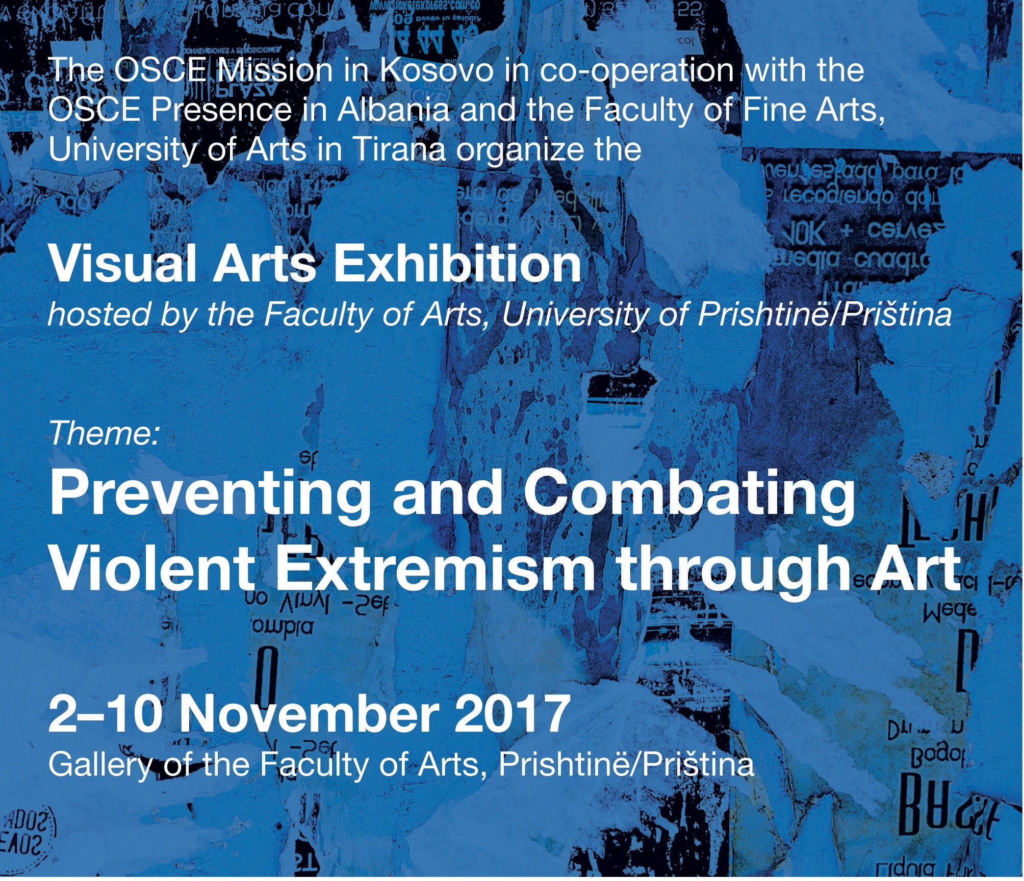 Parandalimi dhe luftimi i ekstremizmit të dhunshëm pasqyrohet përmes artit 