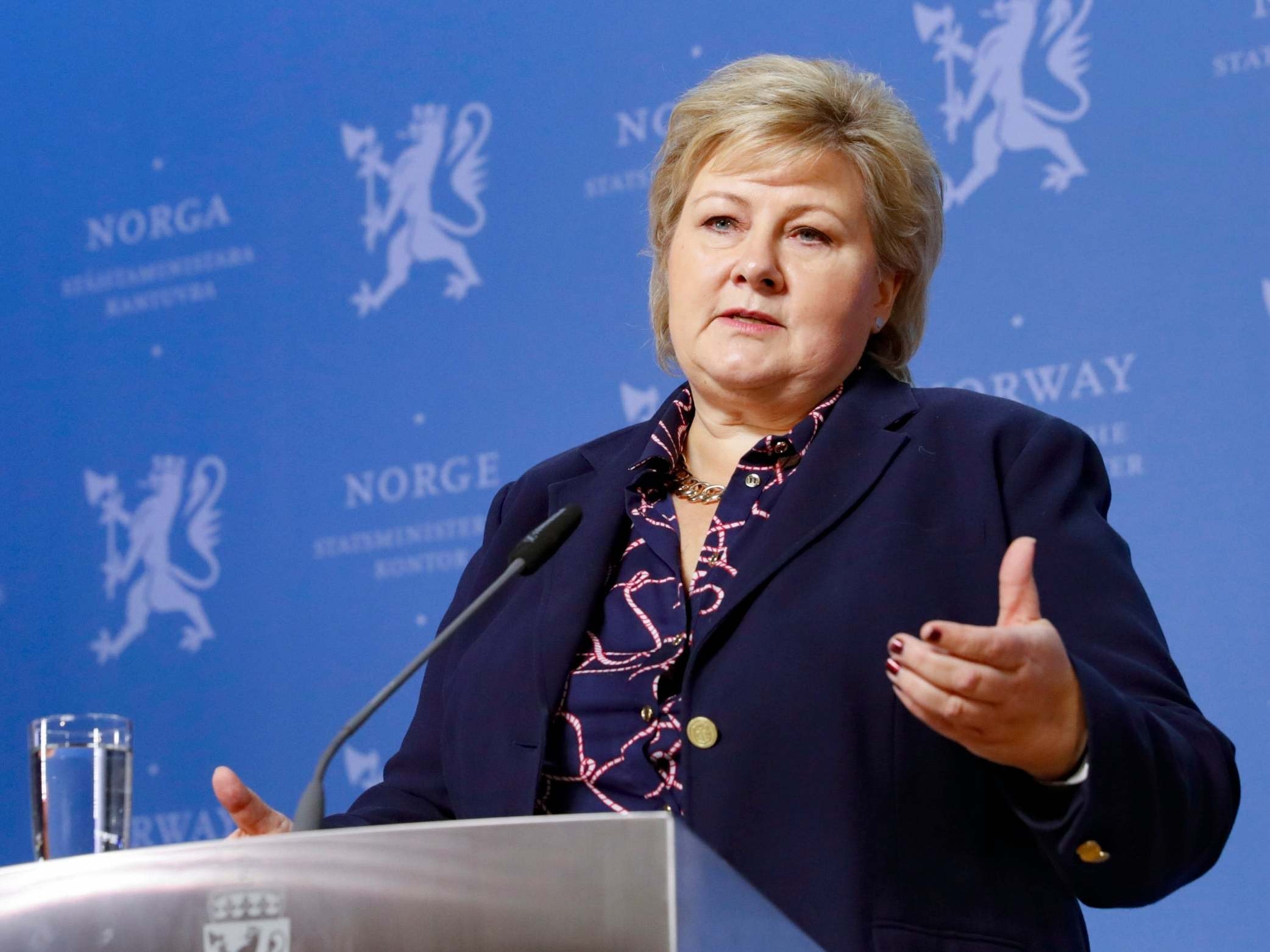 Kryeministrja e Norvegjisë, Erna Solberg uron Kryeministrin Kurti  
