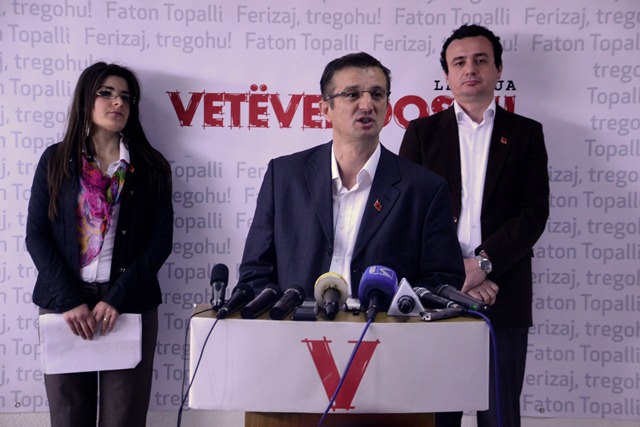 Vetëvendosje propozon Faton Topallin kandidat për kryetar të Ferizajt