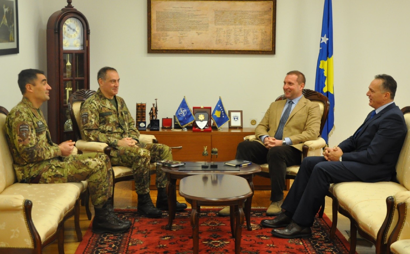 Sefaj dhe Cuoci koordinojnë veprimet midis Policisë së Kosovës dhe KFOR-it