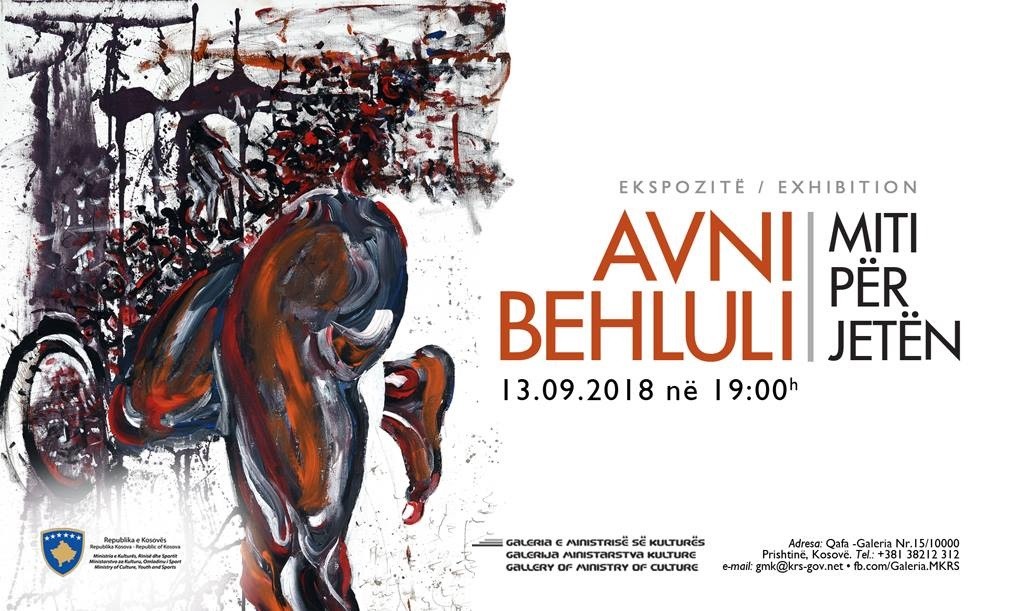 Avni Behluli sjell në Galerinë e Ministrisë së Kulturës “Mitin për Jetën”  