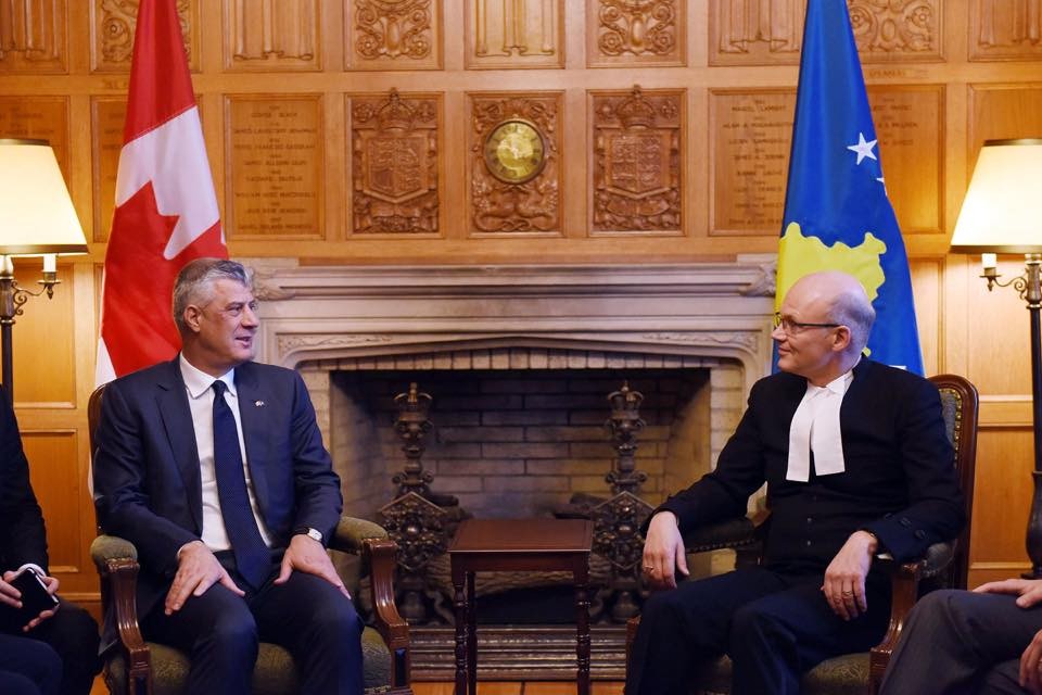 Kosova është mirënjohëse për përkrahjen Kanadasë