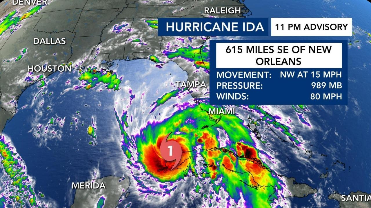 Shteti i Luizianës pritet të goditet nga uraganit Ida