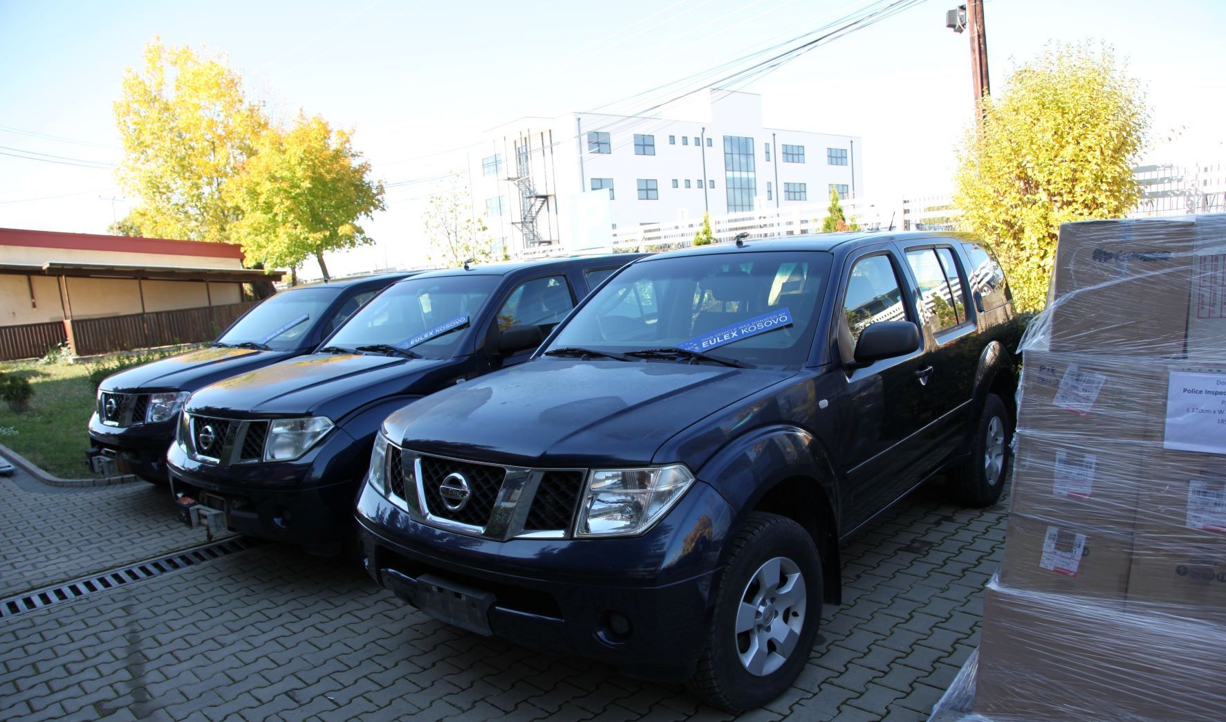 IPK pranoi donacion vetura dhe pajisje të ndryshme nga misioni i EULEX-it