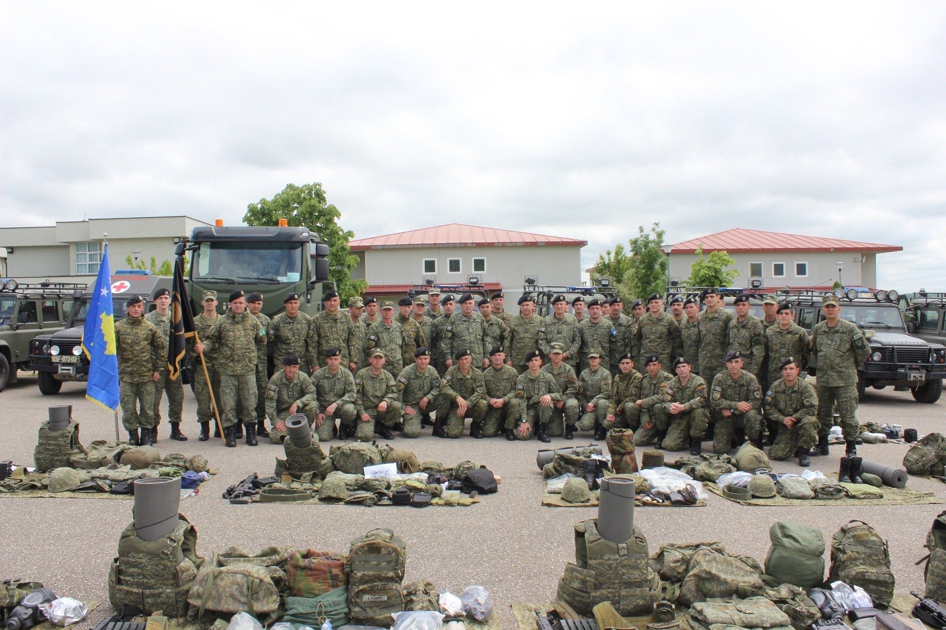 Kontingjenti i Forcës së Sigurisë së Kosovës niset në ushtrimin e NATO-s 
