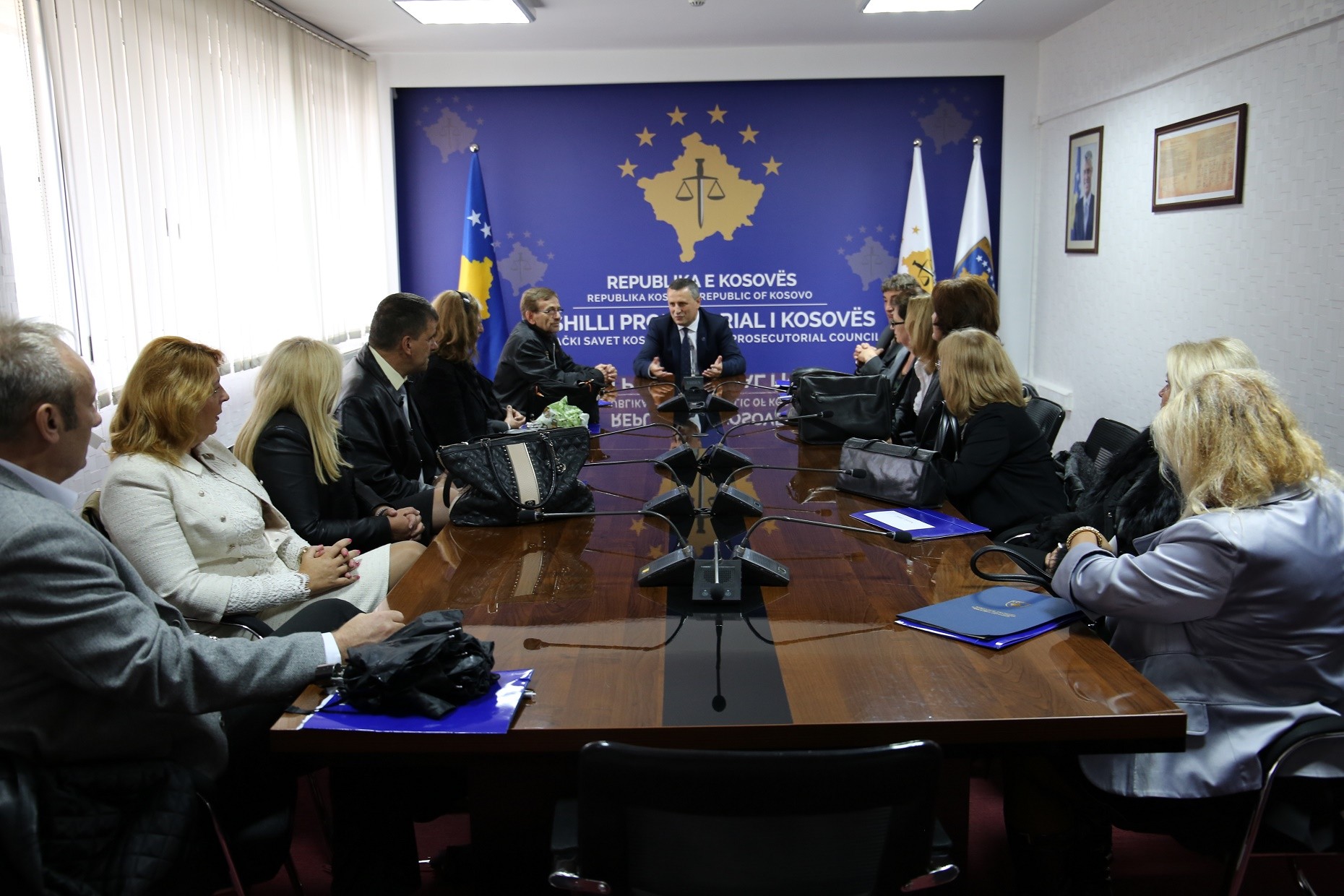 Kryesuesi Isufaj ka vizituar Prokurorinë Themelore të Mitrovicës