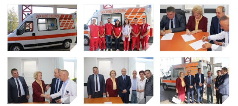 Kryqi i Kuq i Kosovës dhuron një autoambulancë për Klinikën Emergjente në QKUK