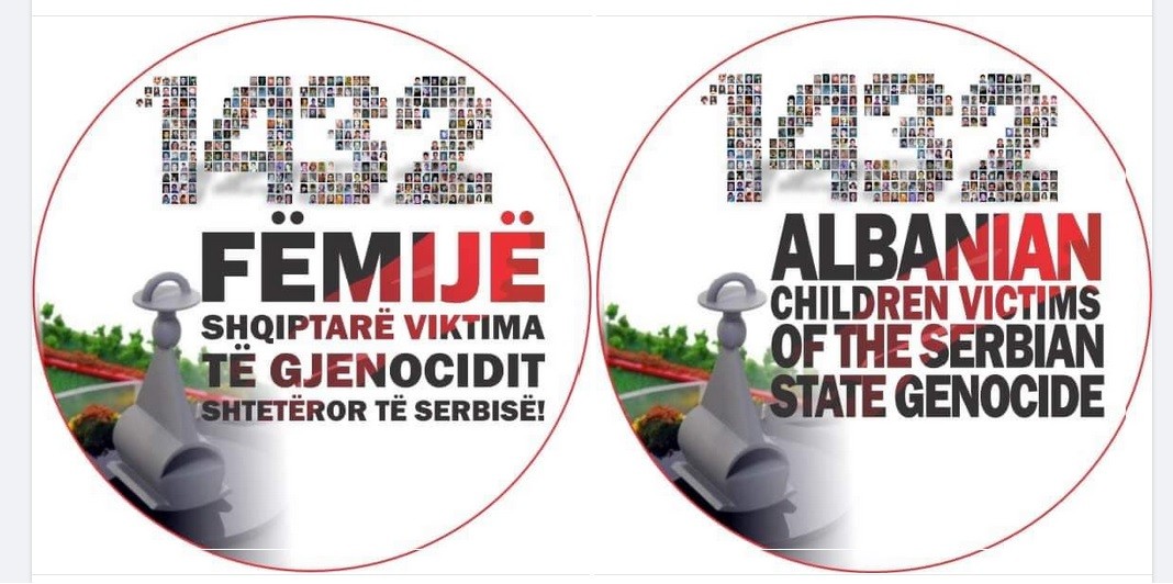 Kujtohen 1432 fëmijë shqiptarë të vrarë dhe masakruar nga Serbia