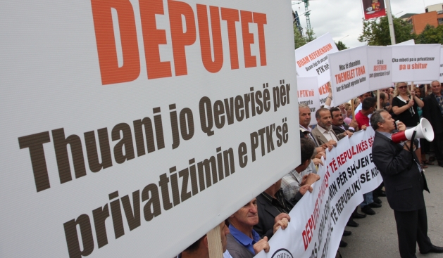 Sindikatat: Stop privatizimit të PTK, KEK dhe Trepçës