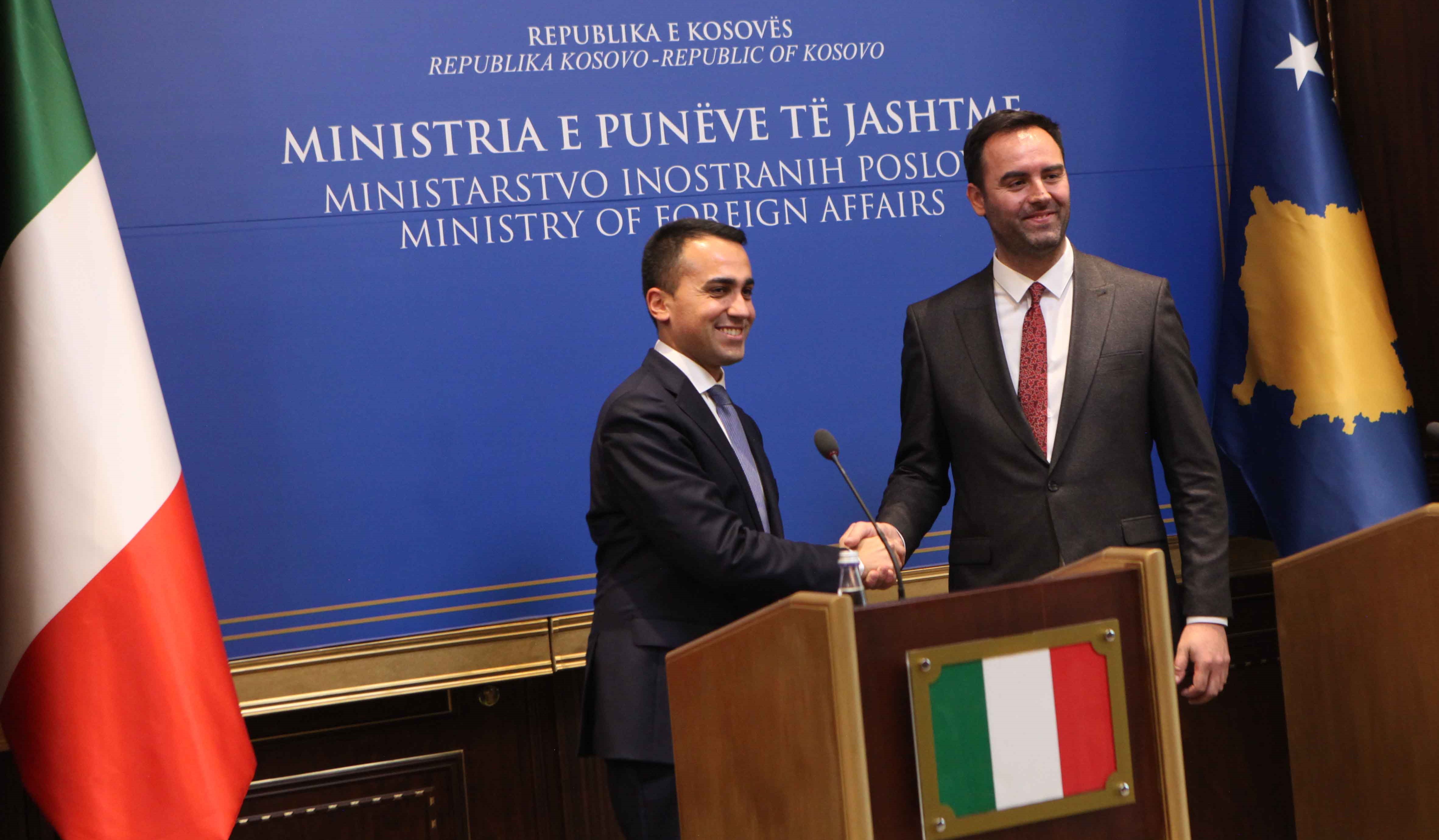 Ministri i Punëve të Jashtme të Italisë Luigi Di Maio viziton Kosovën