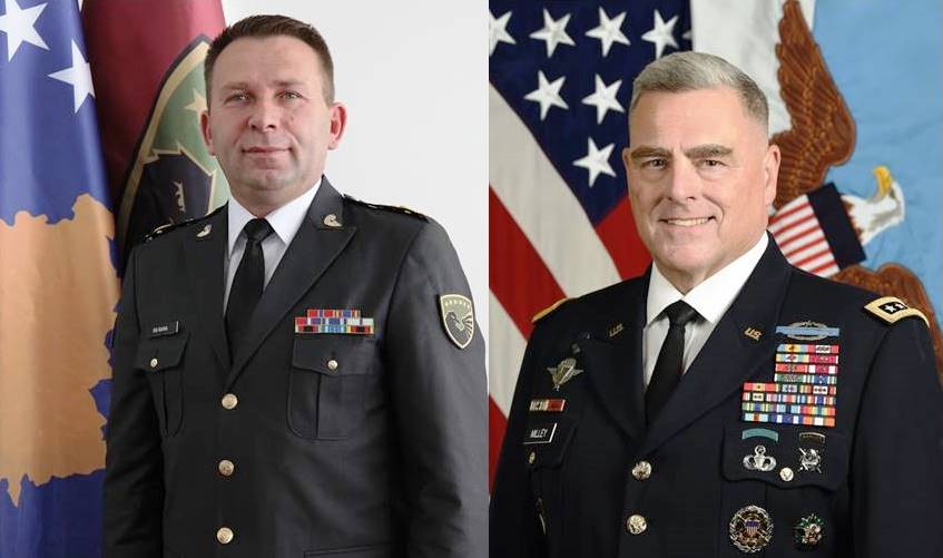 Gjenerali i Ushtrisë së SHBA-ve, Mark A. Milley uron FSK-në për Ditën e Forcës
